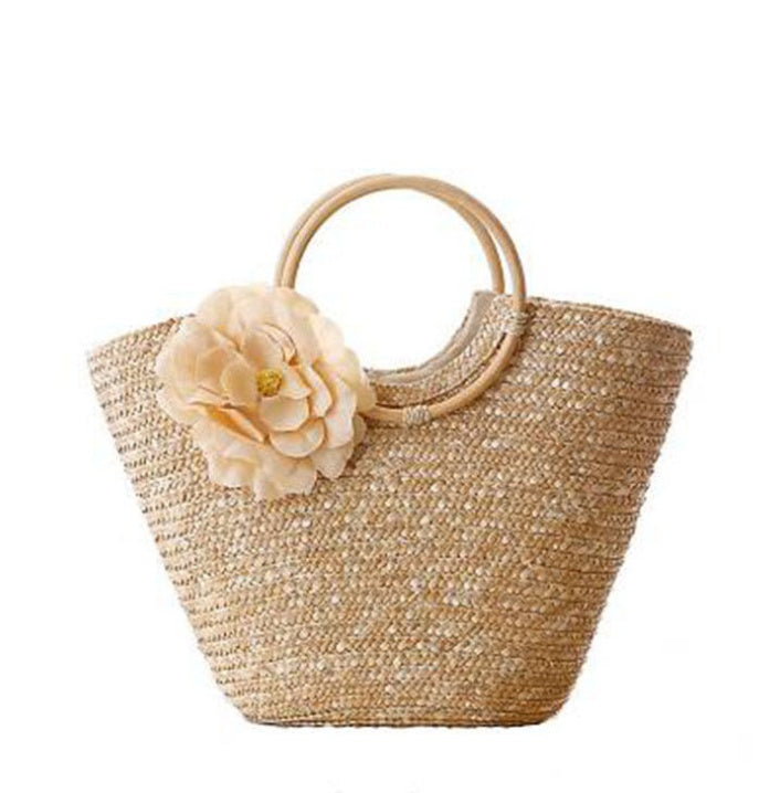 SoSun - Straw handbag-Elly Rose