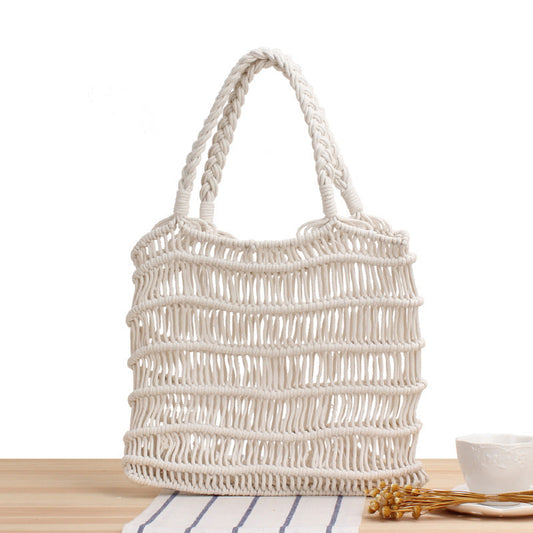 SoSun - Wicker beach bag-Elly Rose
