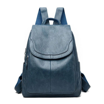 Leilani - Secure Leather Backpack for Elegant Women-Elly Rose