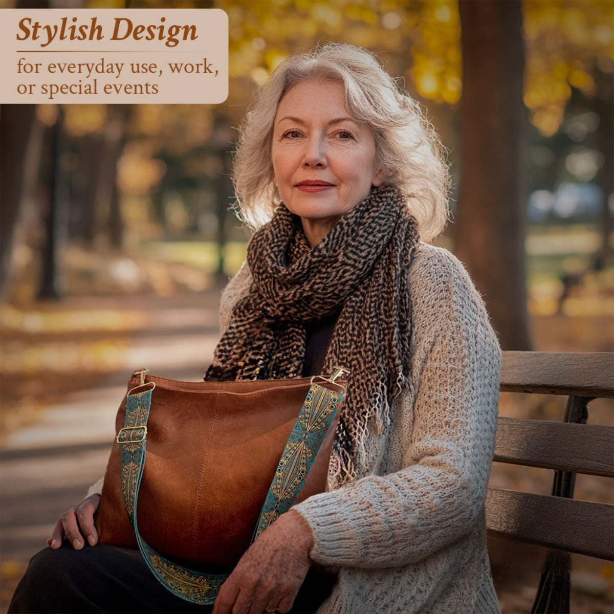 Chelsey's Vintage Charm | Leather Shoulder Bag