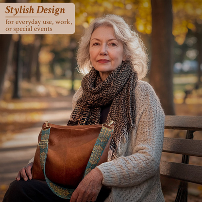 Chelsey's Vintage Charm | Leather Shoulder Bag