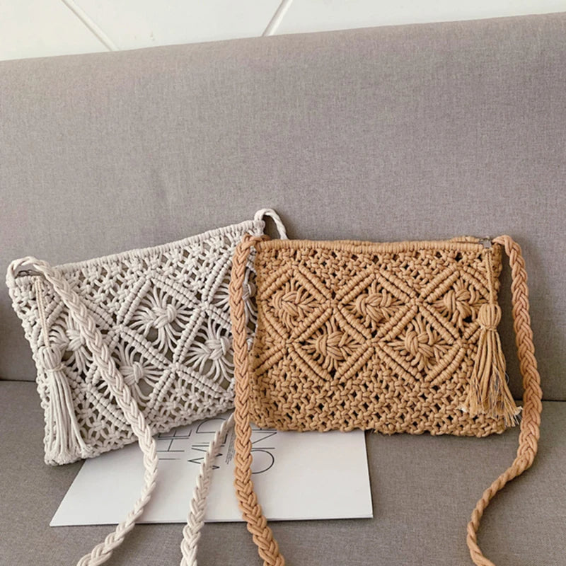 ByMave - Hand-crocheted wicker bag-Elly Rose