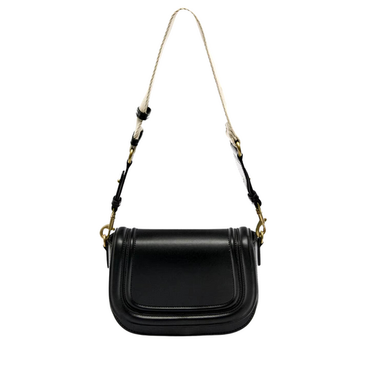 Elegant black handbag for women-Elly Rose