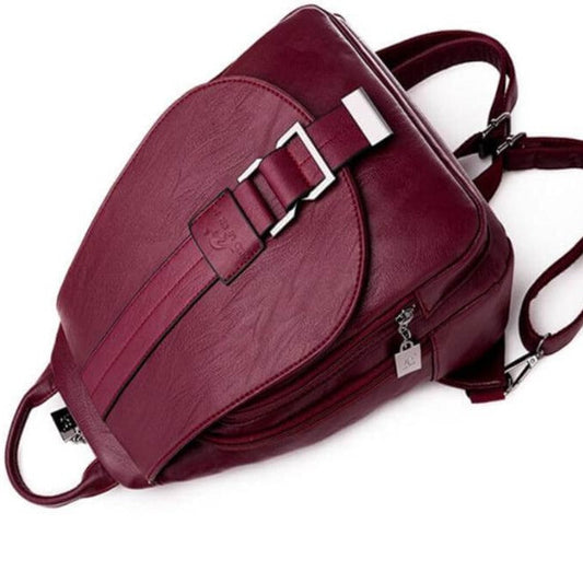 Sydney - Women's leather backpack-Elly Rose