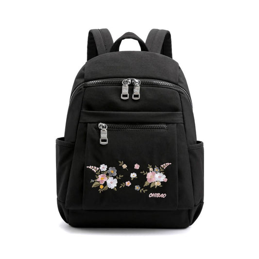 Collene | travel backpack embroidered with flowers-Elly Rose