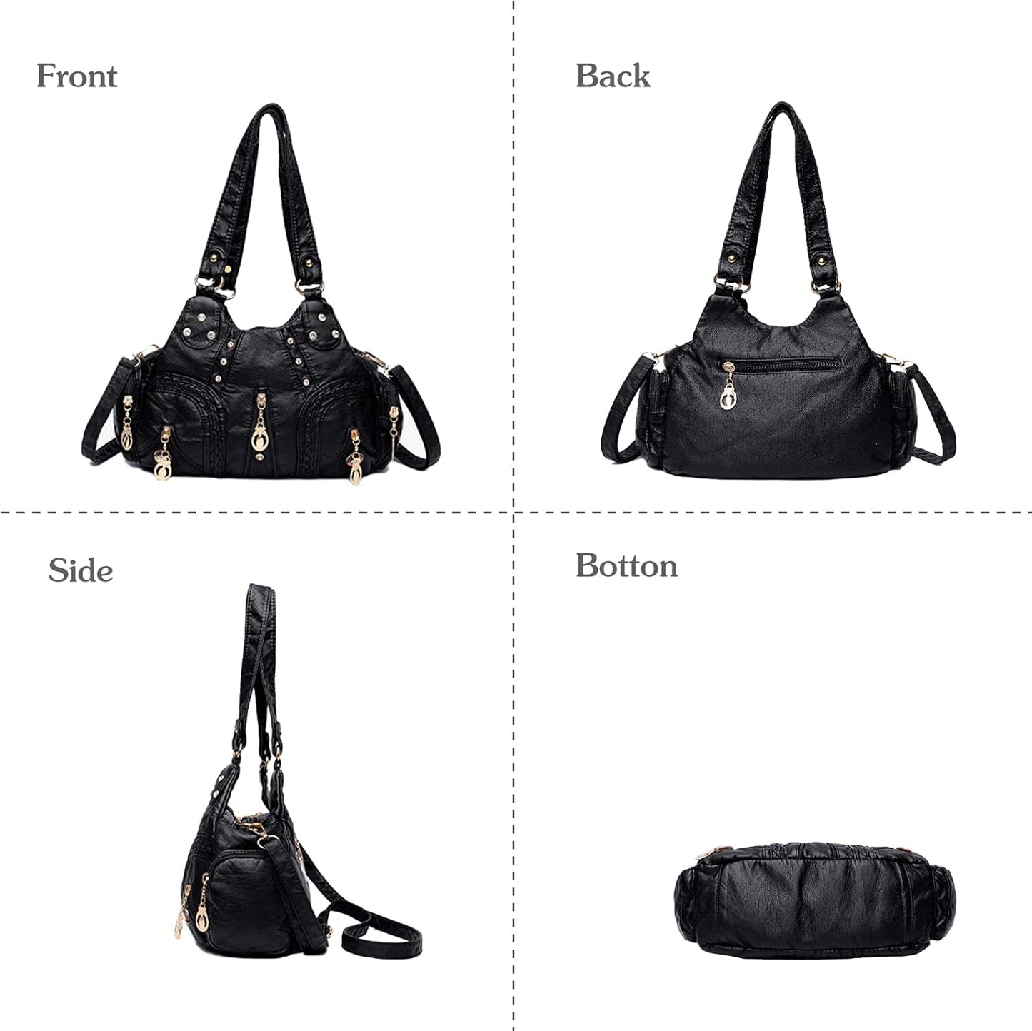 Adira - Elegant shoulder bag with multiple compartments-Elly Rose