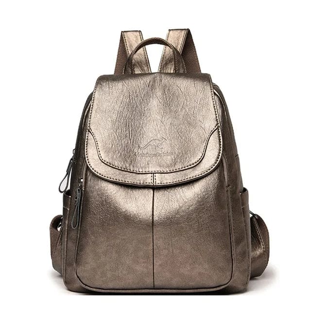 Leilani - Secure Leather Backpack for Elegant Women-Elly Rose