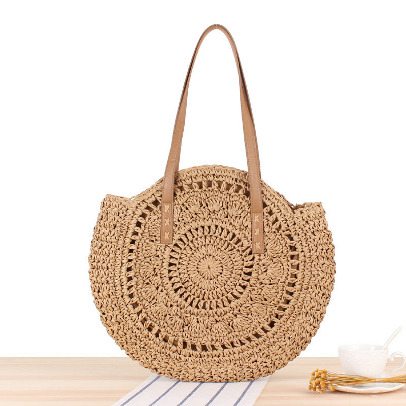 MiMona - Straw Handbag-Elly Rose