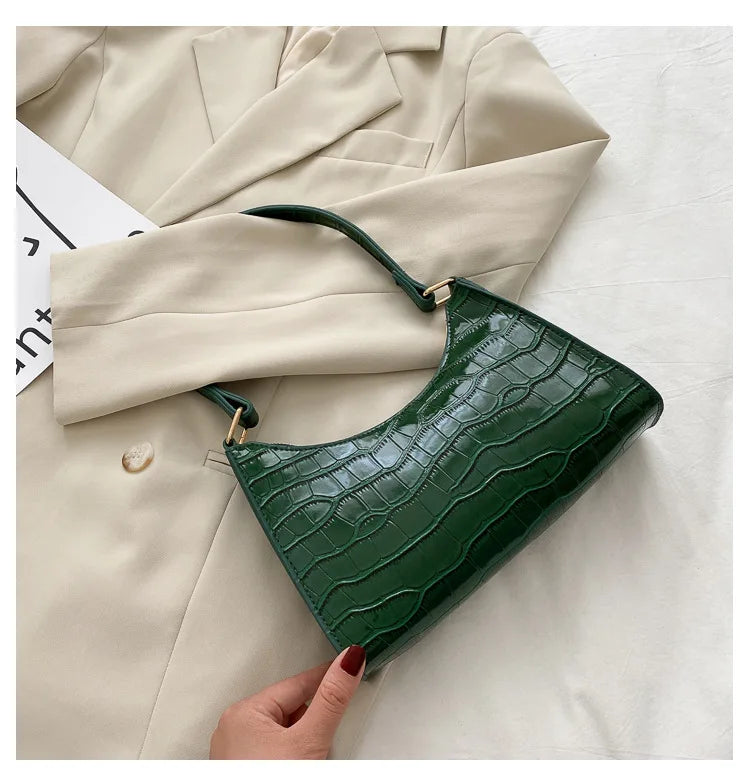 Retro handbag in vegetable leather-Elly Rose