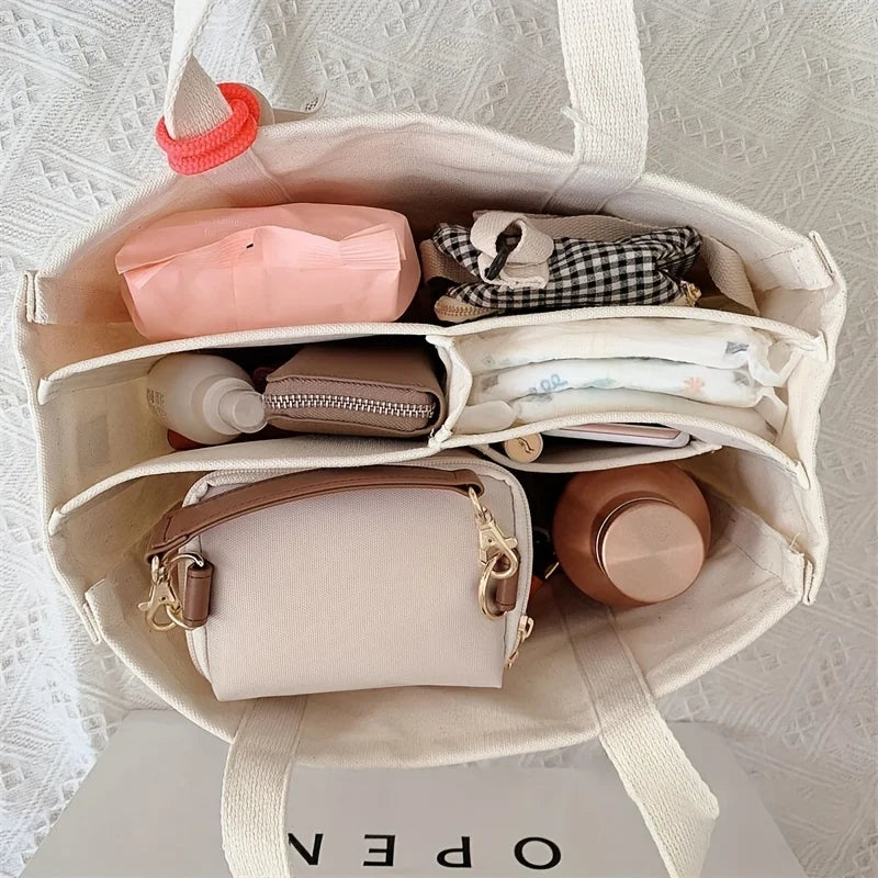Multifunctional canvas tote bag-Elly Rose