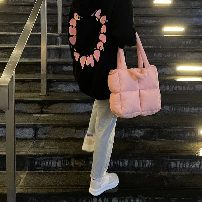 Élégance givrée winter tote bag-Elly Rose