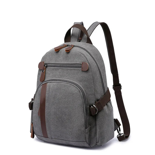 Carter | Canvas Large Unisex Travel Backpack-Elly Rose