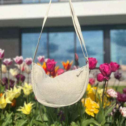 Elegant half-moon shoulder bag - Nina-Elly Rose