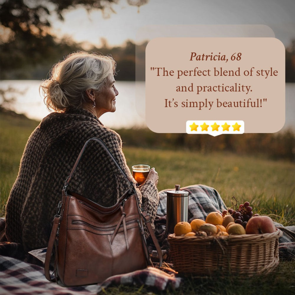 Magda’s Exquisite Style | Luxury Shoulder Bag