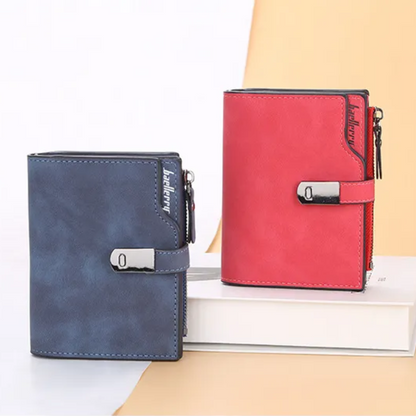 Compact wallet with magnetic loop | Practical and trendy-Elly Rose