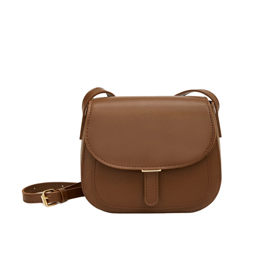 Amelia Retro Saddle Crossbody Bag-Elly Rose