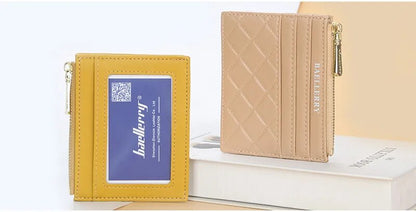 Quilted cardholder | Compact and trendy-Elly Rose