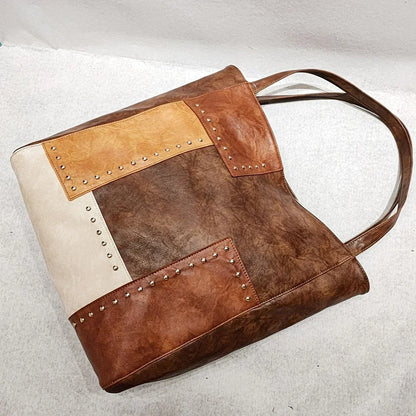 Dagny | Vintage patchwork leather bag-Elly Rose