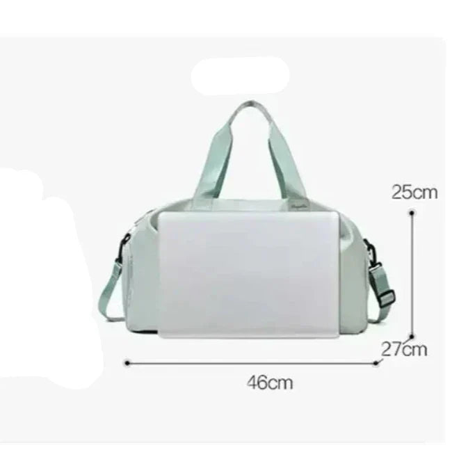 SplitStyle - Women's travel bag with wet/dry divider-Elly Rose