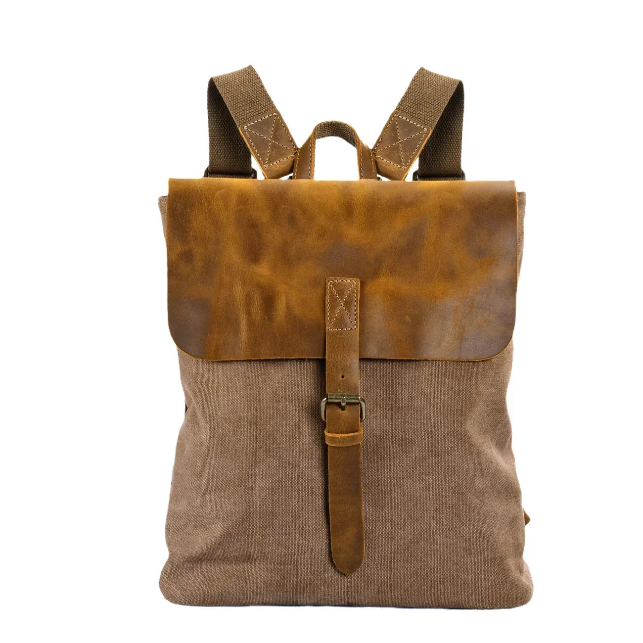 Fatima | Large canvas backpack, elegant and convertible-Elly Rose