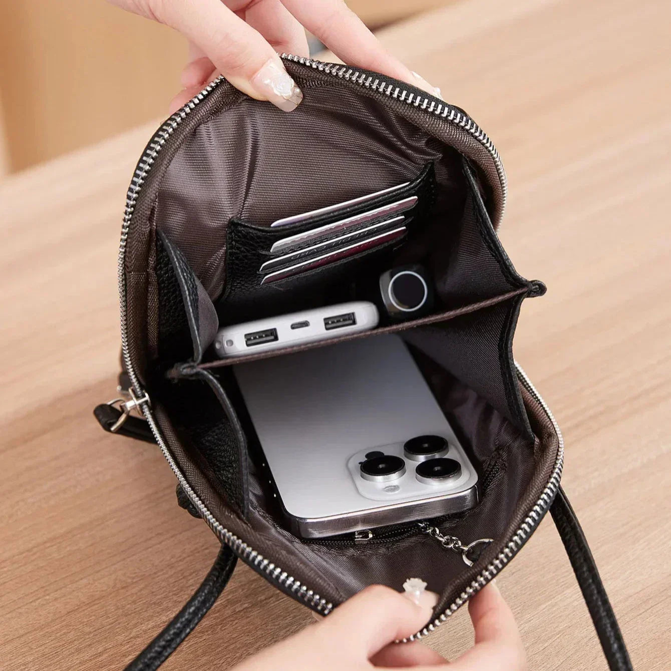 Amaryllis - Shoulder bag for cell phone-Elly Rose