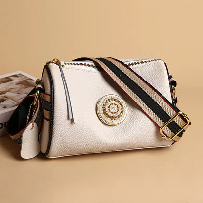 Aurelia Luxe Rotating leather handbag-Elly Rose