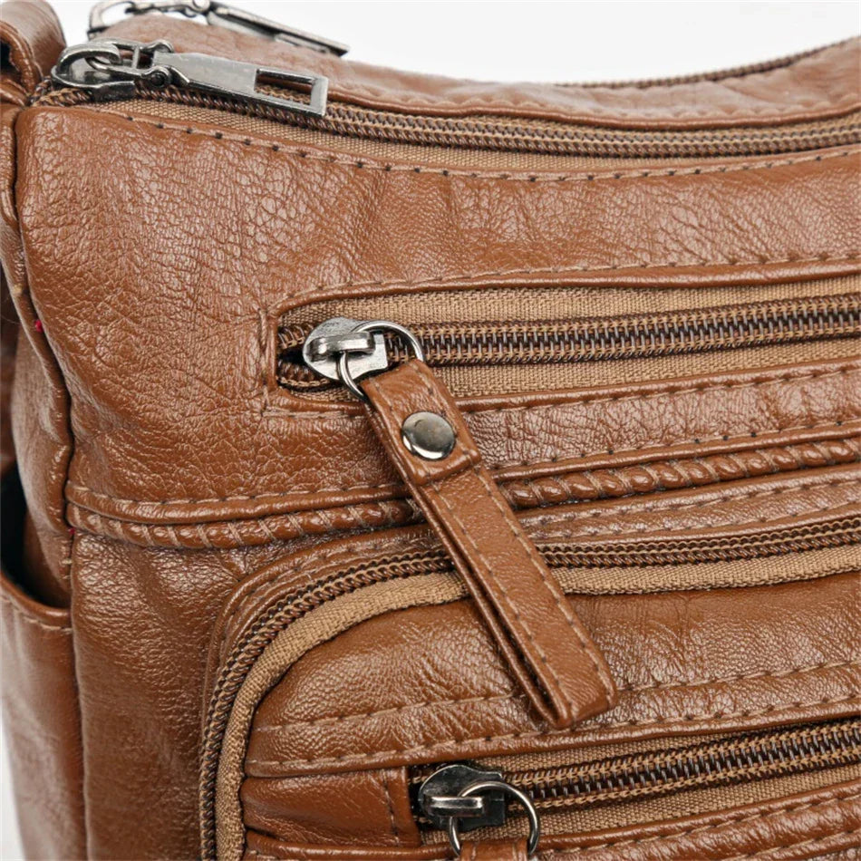 Ayla - Elegant vintage-style vegan leather handbags-Elly Rose