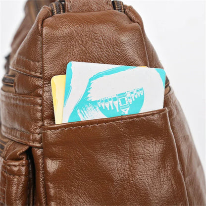 Ayla - Elegant vintage-style vegan leather handbags-Elly Rose