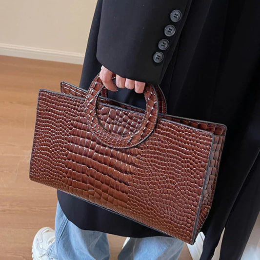 LuxaCroco Luxury crocodile handbag-Elly Rose