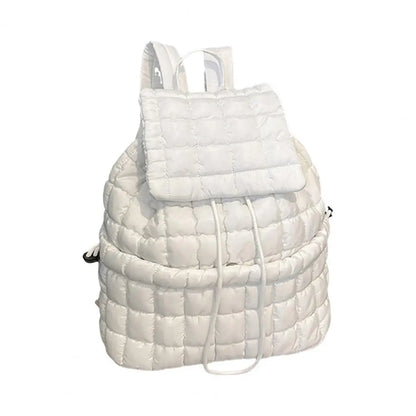 Amanda | Spacious lightweight nylon travel backpack with drawstring-Elly Rose