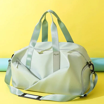 SplitStyle - Women's travel bag with wet/dry divider-Elly Rose