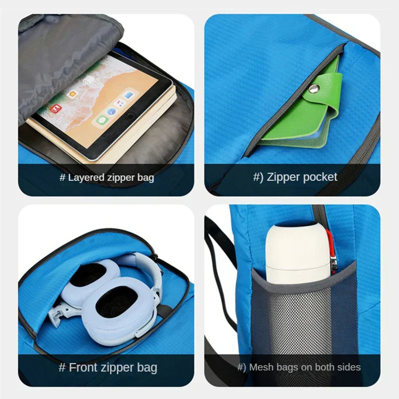 ComfortPack - Ultra-light folding backpack for travel and hiking-Elly Rose