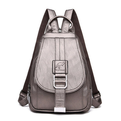 Sydney - Women's leather backpack-Elly Rose