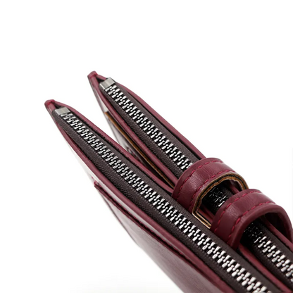 Long leather wallet | Practical and elegant-Elly Rose