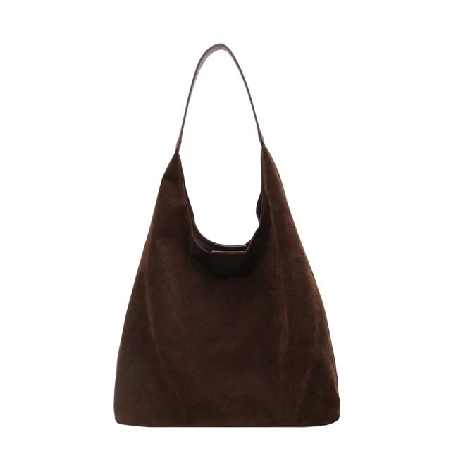 Tove - Elegant suede bag-Elly Rose