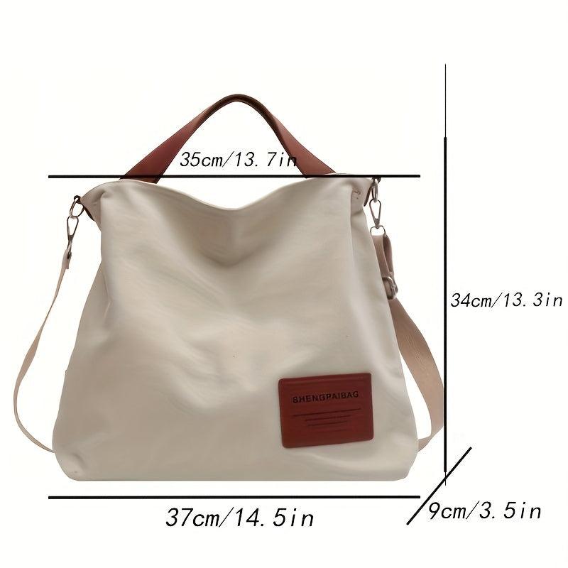 Simple canvas shoulder bag - Billie Bag-Elly Rose