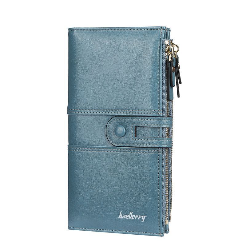 Classic wallet with double zip closure | Trendy and practical-Elly Rose