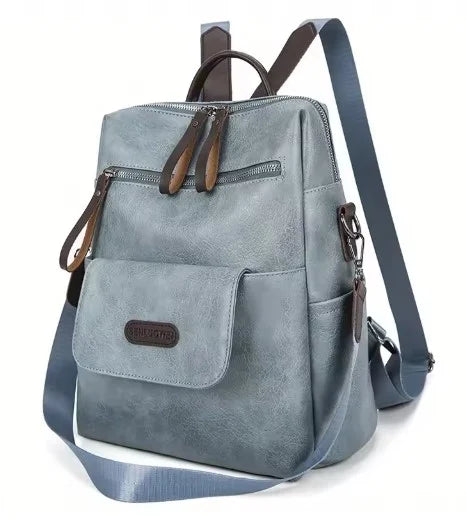 StreetGear - Stylish PU leather backpack-Elly Rose