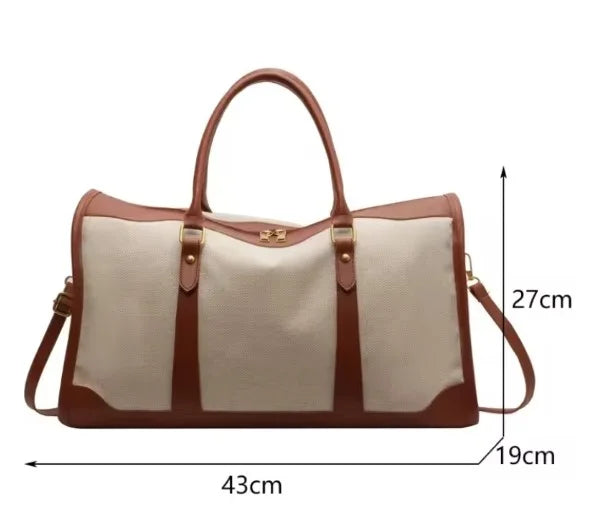 Elysian Carry - Retro Colour Block Travel Bag-Elly Rose