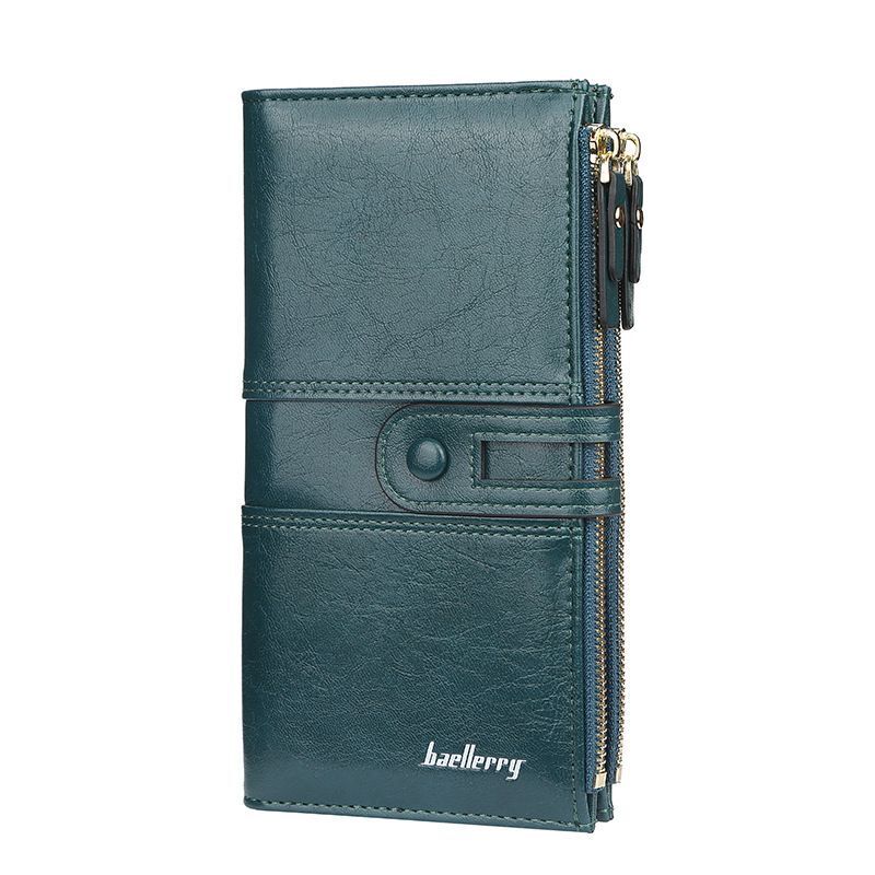 Classic wallet with double zip closure | Trendy and practical-Elly Rose