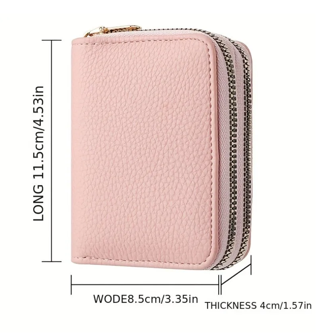 Small wallet with lychee pattern | Trendy and compact-Elly Rose