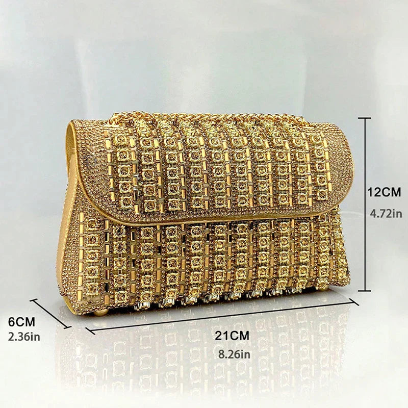 PRESTIGE - Luxury shiny bag for ladies-Elly Rose