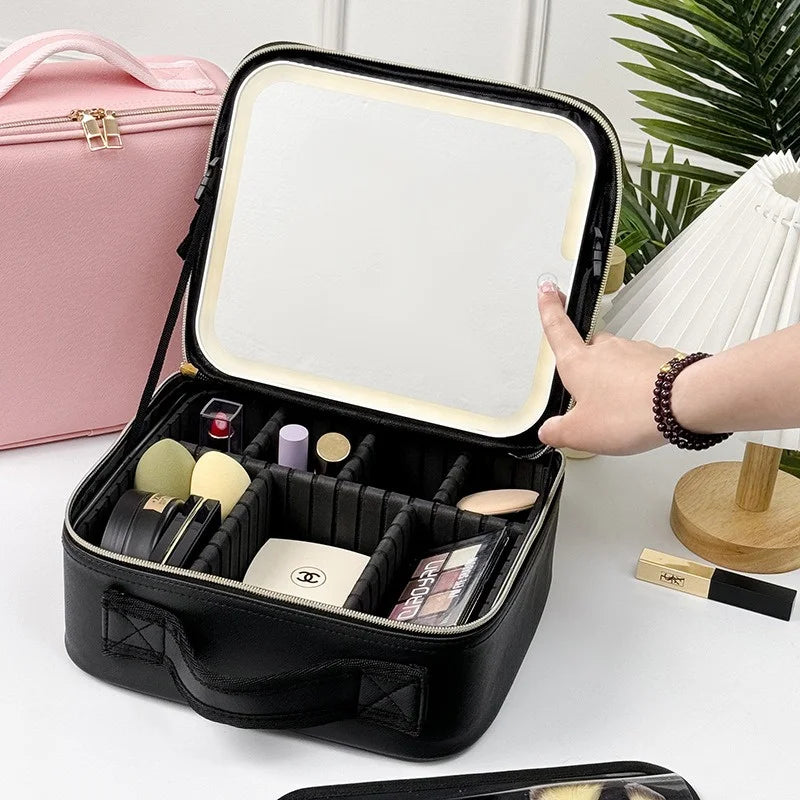 PureGlam - Luxury illuminated make-up bag-Elly Rose