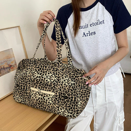StreetChic - Leopard Print Travel Bag-Elly Rose
