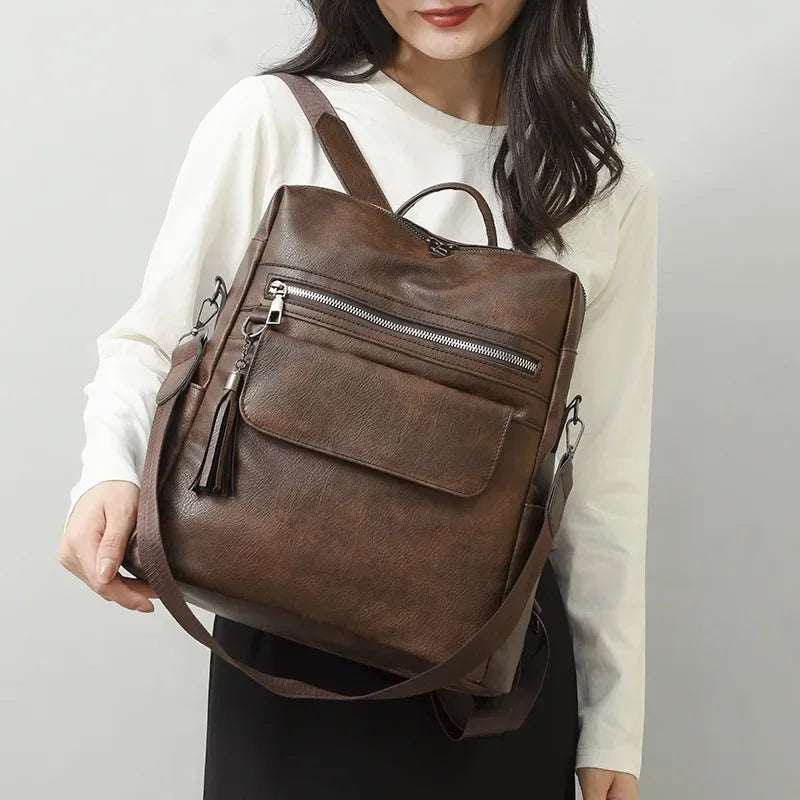CARA - Large elegant travel backpack-Elly Rose