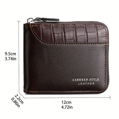 MIDGE - Zippered wallet for men-Elly Rose
