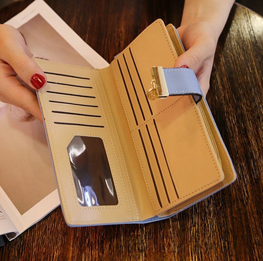 Leather wallet with gold leaf | Trendy and practical-Elly Rose