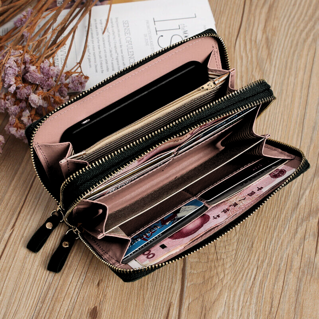 Quilted wallet | Elegant and practical-Elly Rose