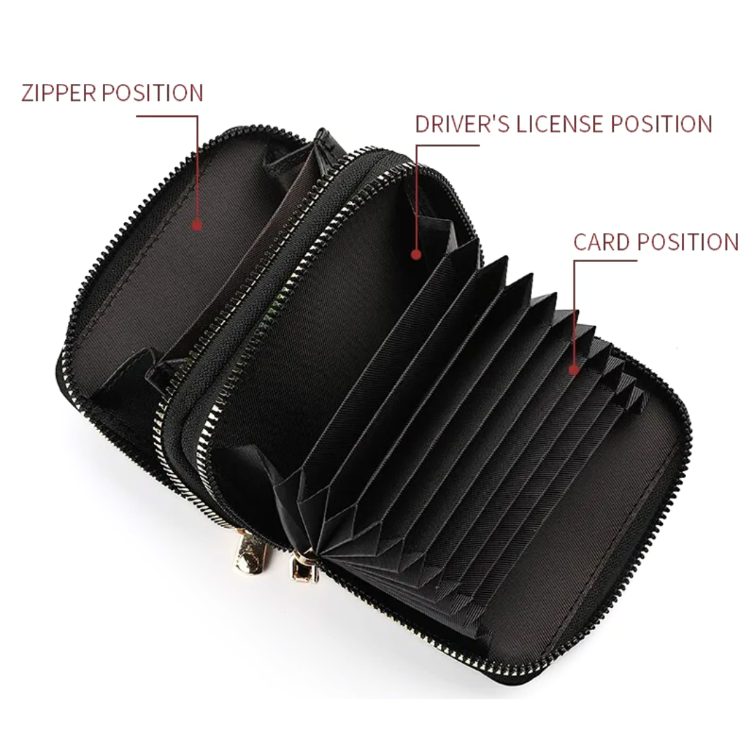 Small wallet with lychee pattern | Trendy and compact-Elly Rose