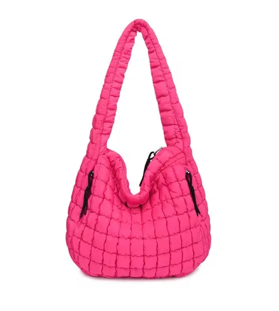 SUPERB - Elegant gathered shoulder bag-Elly Rose